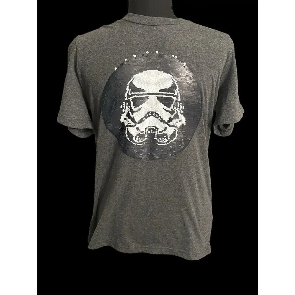 Star Wars Mad Engine Darth‎ Vader/Stormtrooper Switchable T-Shirt Youth XL